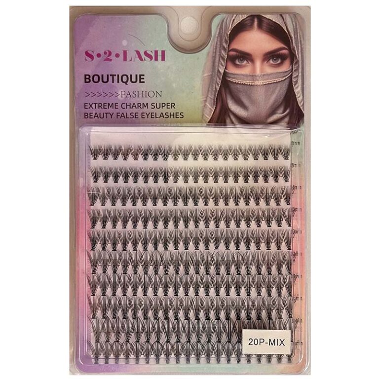 پالت مژه موقت S.2.Lash مدل 20P-mix