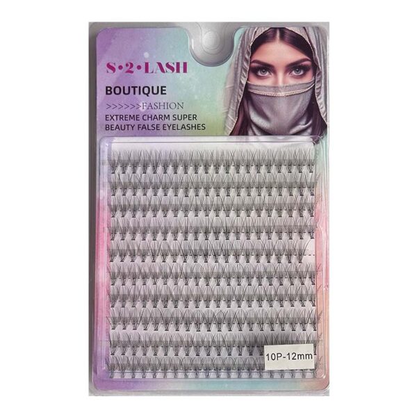 پالت مژه موقت S.2.Lash مدل 10P-12mm