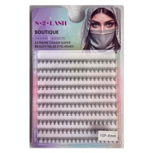 پالت مژه موقت S.2.Lash مدل 10P-8m