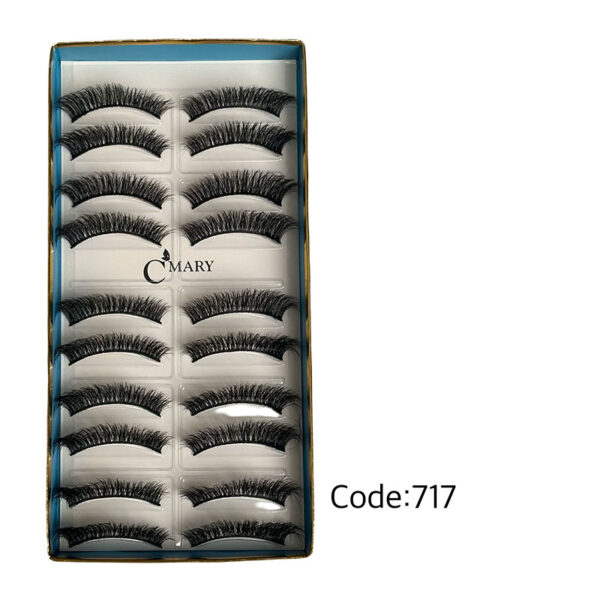 پک‌ اقتصادی مژه 7D کد 717