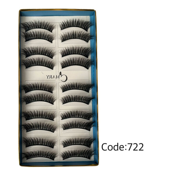 پک‌ اقتصادی مژه 7D کد 722