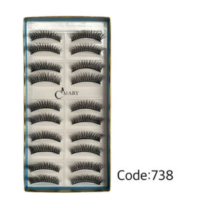 پک‌ اقتصادی مژه 7D کد 738