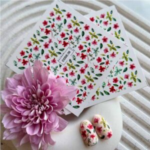 لنز ناخن گل پک 11 عددی کد FB