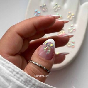 پیکسل ناخن پاپیون ۱۰ عددی کد 02