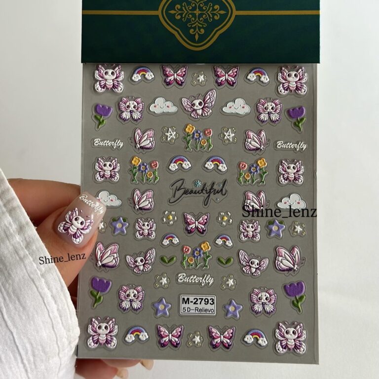 استیکرناخن پروانه